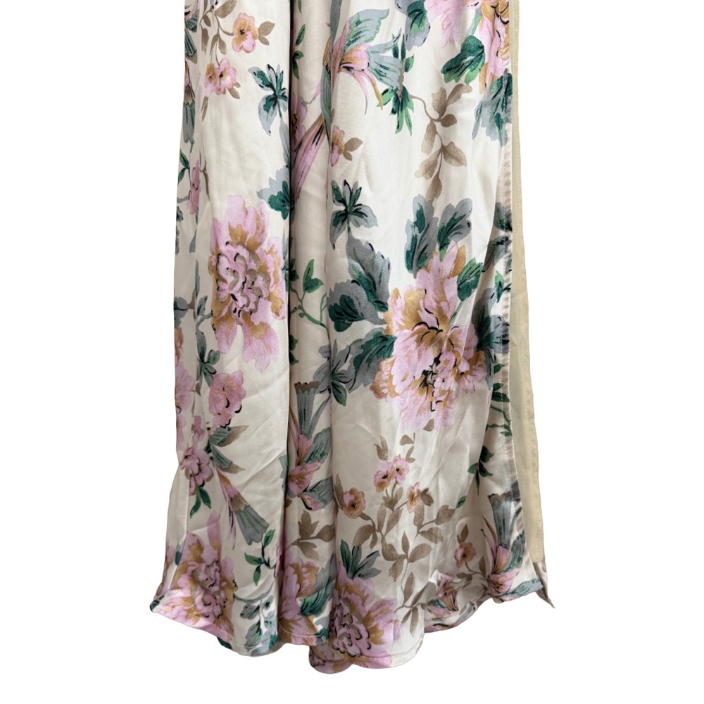 Petal & Pup Women’s Ricki Floral Satin Gown Size L - Picture 9 of 11